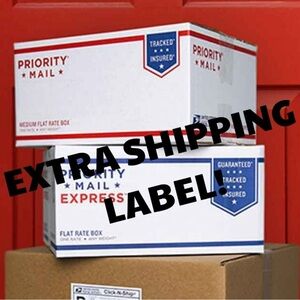 Extra shipping label